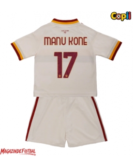 AS Roma Manu Kone #17 Echipament de Fotbal Replică 2026-27 Copii Deplasare (+ Șorturi)